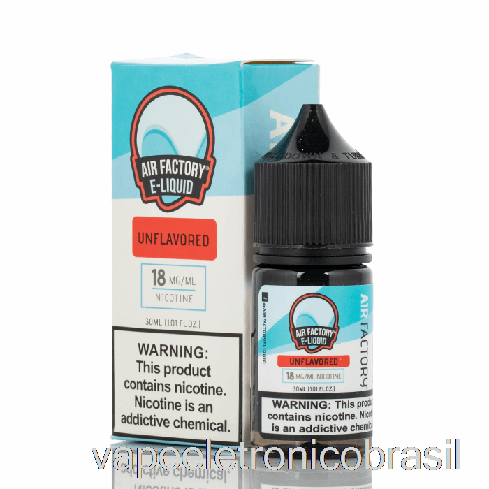 Vape Vaporesso Sem Sabor - Sais De Fábrica De Ar - 30ml 18mg